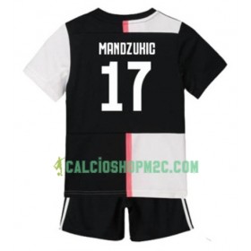 Juventus Mario Mandzukic 17 Bambino Maglia Prima 2019/2020 Manica Corta (+ Pantaloncini)